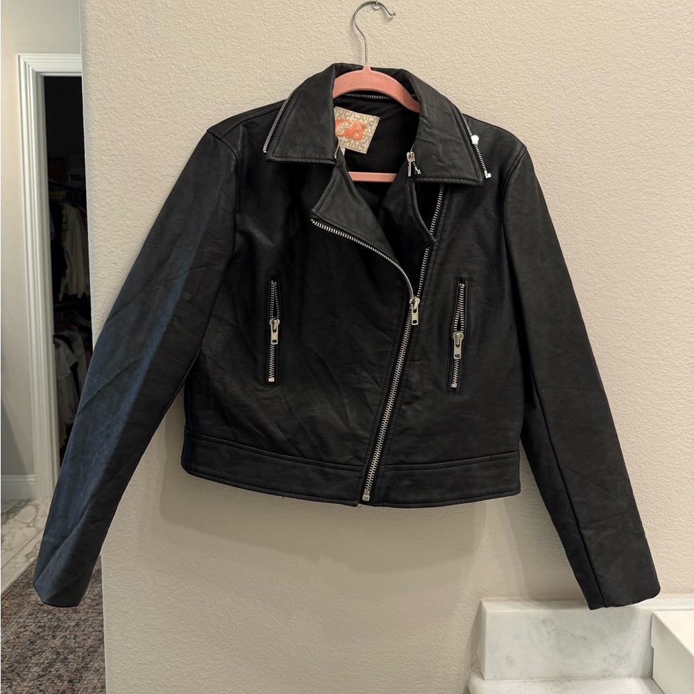 Gianni Bini Black Leather Jacket